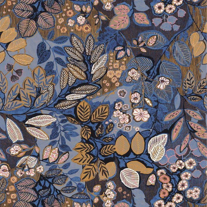Belle de Nuit-behang-Tapete-Casamance-Indigo-Rol-75091018-Selected Wallpapers