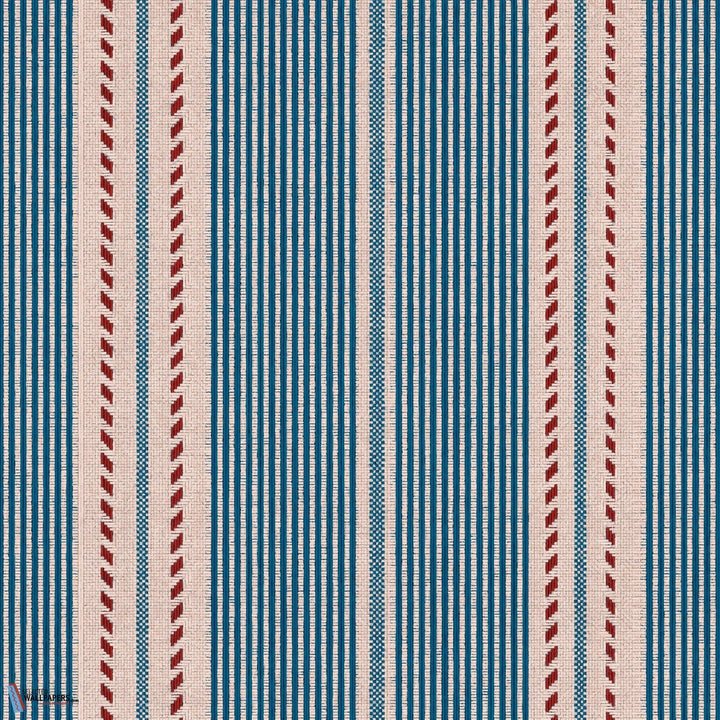 Berber Stripes-behang-Tapete-Mind the Gap-Blue-300 cm (standaard)-WP20757-Selected Wallpapers