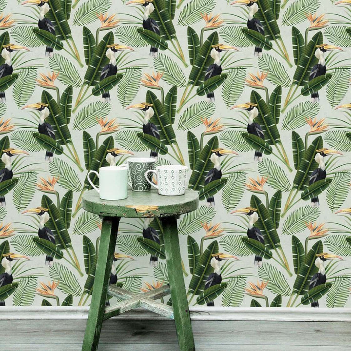 Birds of Paradise-behang-Tapete-Mind the Gap-Selected Wallpapers