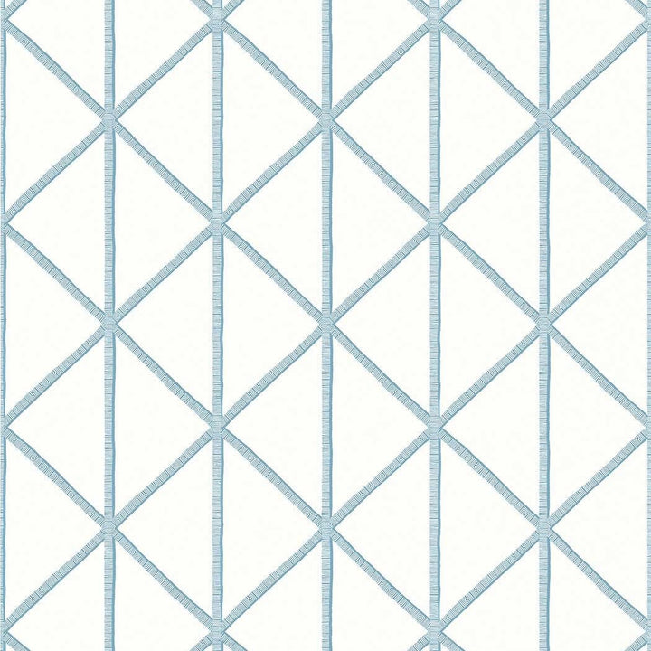 Box Kite-Behang-Tapete-Thibaut-Spa Blue-Rol-T10133-Selected Wallpapers