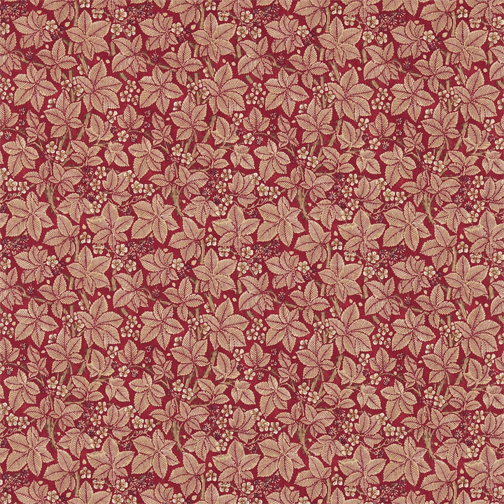 Bramble stof-Fabric-Tapete-Morris & Co-Wine/Thyme-Meter (M1)-224465-Selected Wallpapers