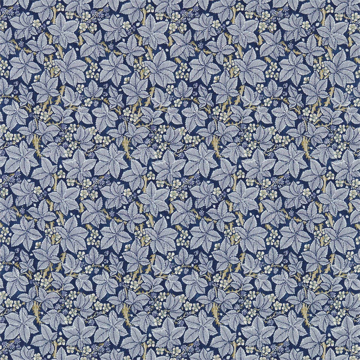 Bramble stof-Fabric-Tapete-Morris & Co-Indigo/Mineral-Meter (M1)-226724-Selected Wallpapers