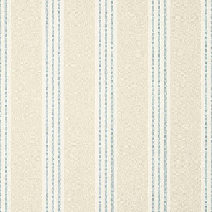 Canvas Stripe-Behang-Tapete-Thibaut-Spa Blue Beige-Rol-T13360-Selected Wallpapers