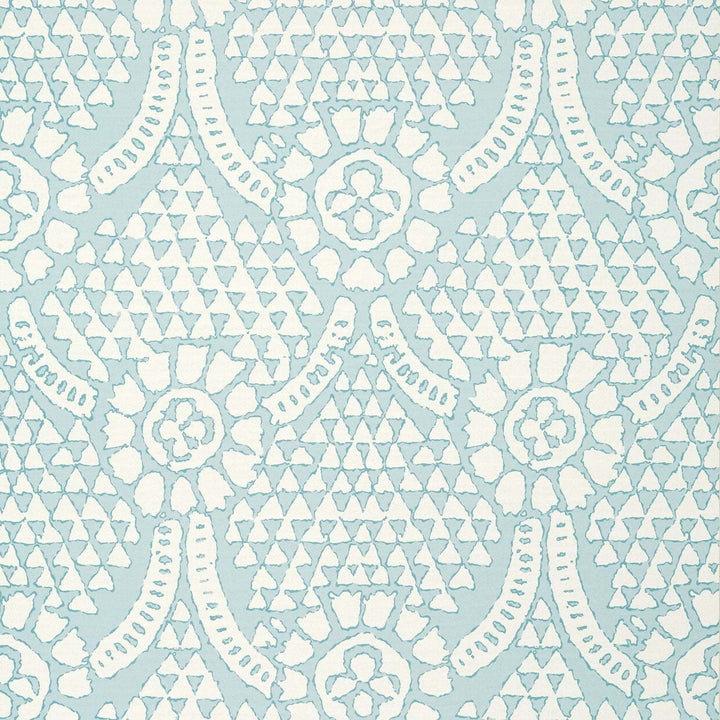 Chamomile-Behang-Tapete-Thibaut-Spa Blue-Rol-T14320-Selected Wallpapers