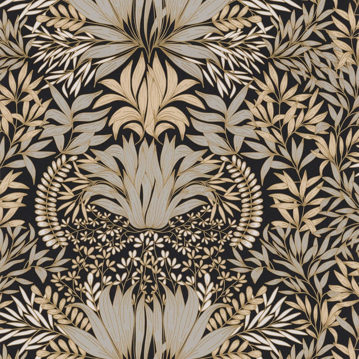 Chardon-Behang-Tapete-Casamance-Noir-Rol-75733670-Selected Wallpapers