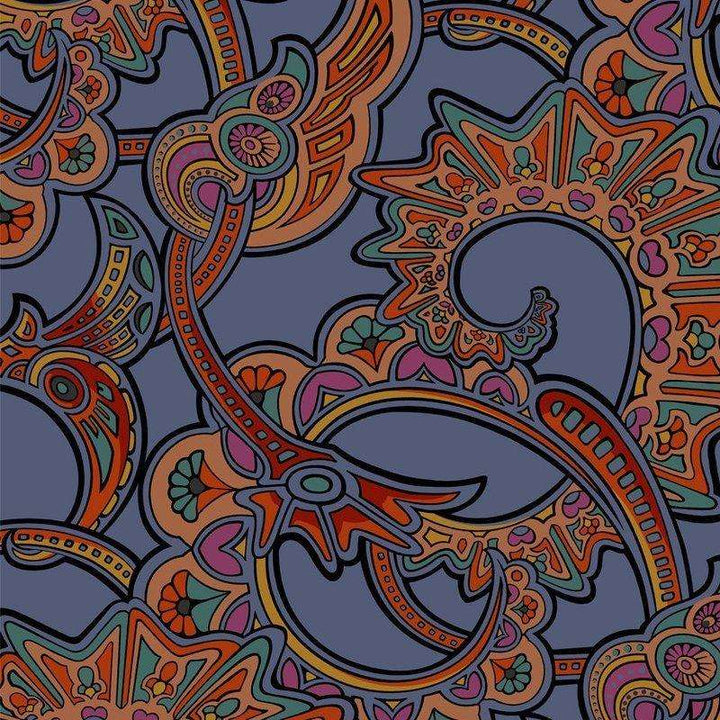 Charlotte-behang-Tapete-Isidore Leroy-Bleu Nuit-Rol-06240804-Selected Wallpapers