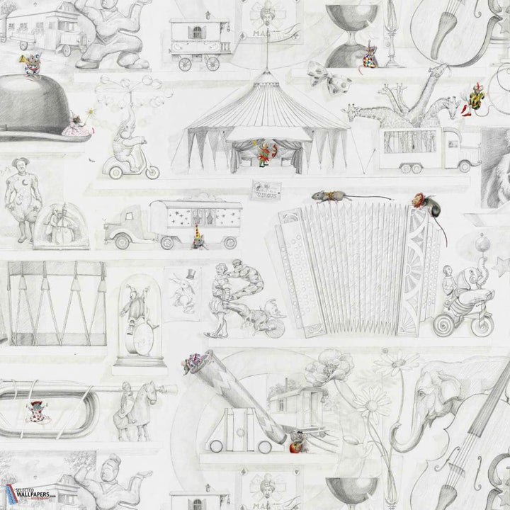 Circus-behang-Tapete-Pierre Frey-Mine de plomb-Meter (M1)-FP439001-Selected Wallpapers