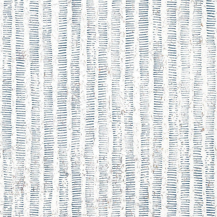 Cork Forest-Behang-Tapete-Thibaut-Navy and White-Rol-T12815-Selected Wallpapers