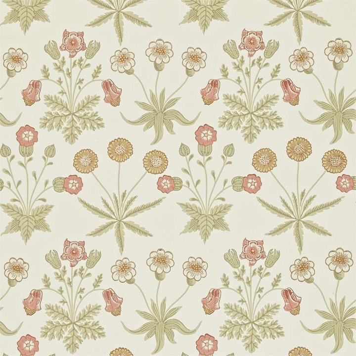 Daisy-behang-Tapete-Morris & Co-Coral/Manilla-Rol-212560-Selected Wallpapers