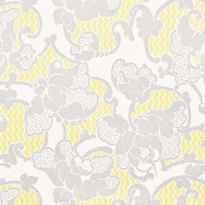 Deauville-behang-Tapete-Isidore Leroy-Gris Jaune-Rol-06240306-Selected Wallpapers