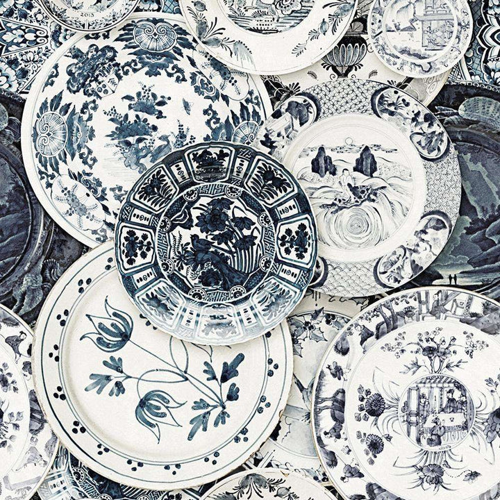 Delftware-behang-Tapete-Mind the Gap-Vintage-300 cm (standaard)-WP20188-Selected Wallpapers