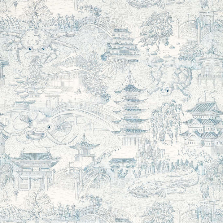 Eastern Palace-behang-Tapete-Zoffany-Indigo-Meter (M1)-312987-Selected Wallpapers