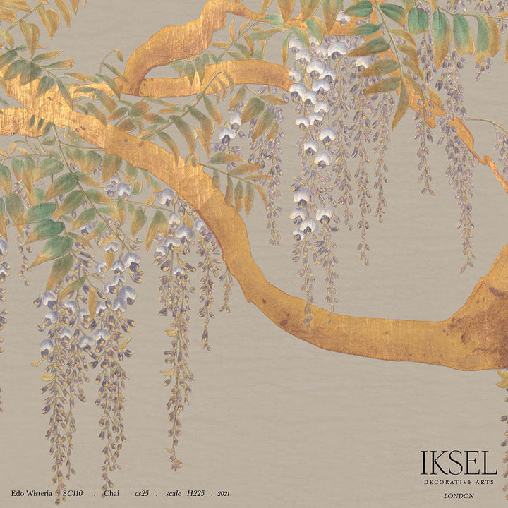 Edo Wisteria behang