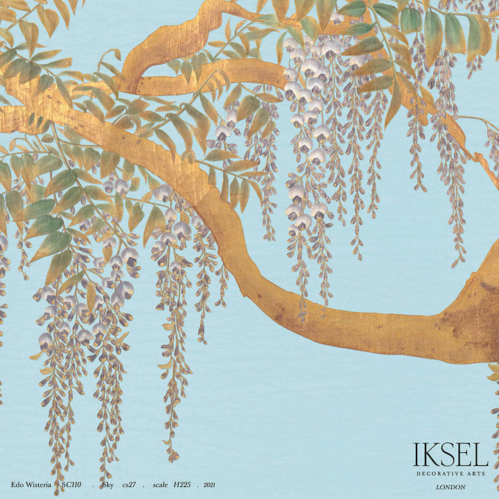 Edo Wisteria behang