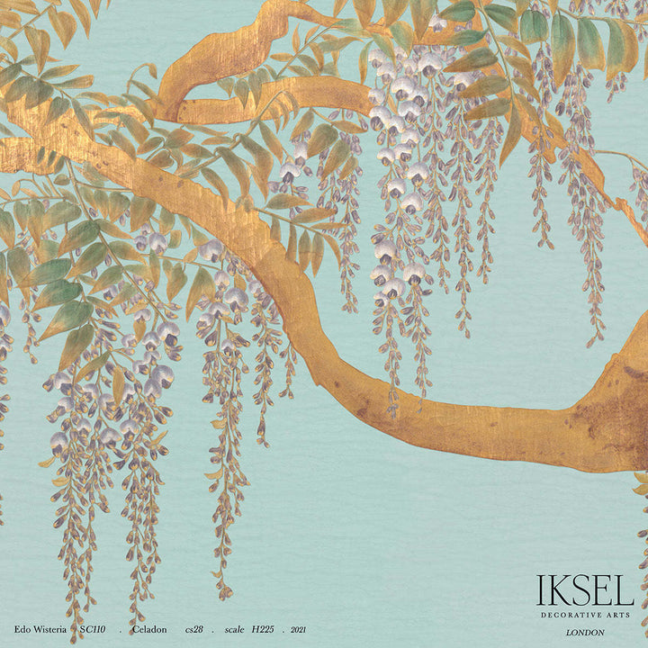 Edo Wisteria behang