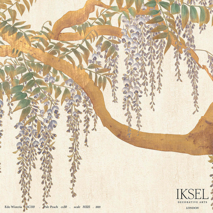 Edo Wisteria behang