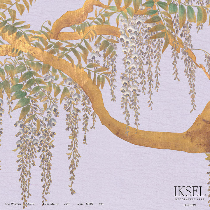 Edo Wisteria behang