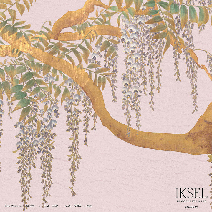 Edo Wisteria behang