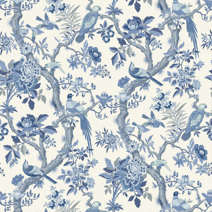 Eltham-Behang-Tapete-GP&J Baker-Indigo-Rol-BW45094.5-Selected Wallpapers