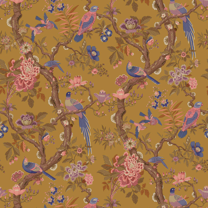 Eltham-Behang-Tapete-GP&J Baker-Ochre-Rol-BW45094.7-Selected Wallpapers