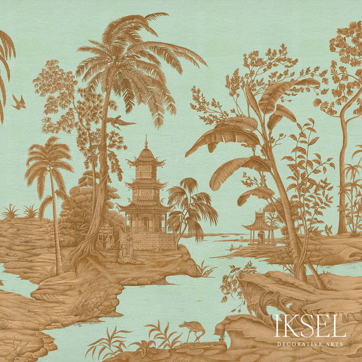 Exotic Chinoiserie behang