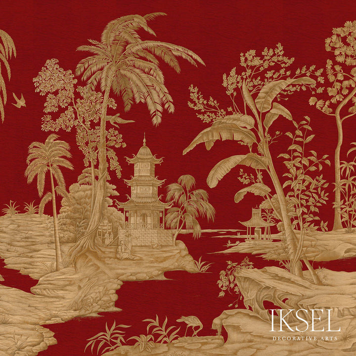 Exotic Chinoiserie behang