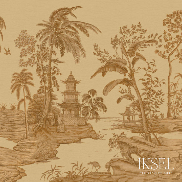 Exotic Chinoiserie behang
