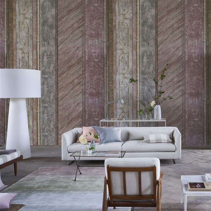 Foscari Fresco Scene 2-behang-Tapete-Designers Guild-Tuberose-Set-PDG1098/01-Selected Wallpapers
