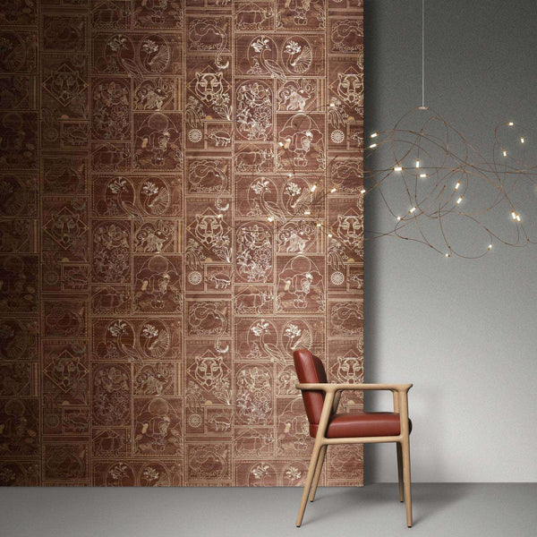 Golden Tiger-Behang-Tapete-Moooi-Selected Wallpapers