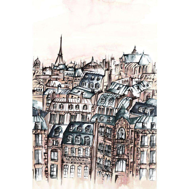 Grands Boulevards-behang-Tapete-Casamance-Nude/Ardoise-Set-74981936-Selected Wallpapers