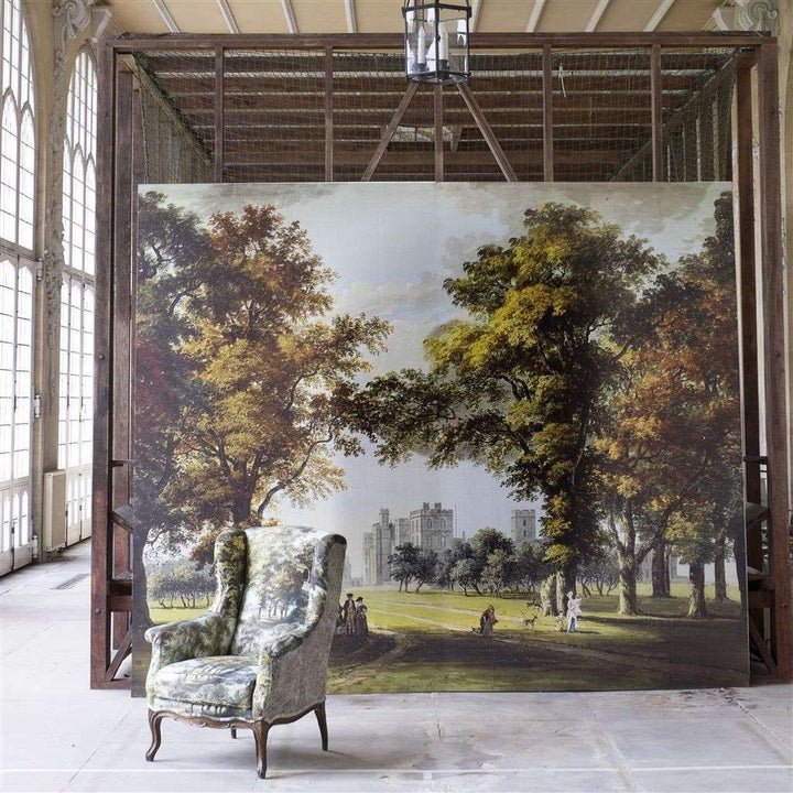 Great Park View-behang-Tapete-Designers Guild-Moss-Set-PRC669/01-Selected Wallpapers