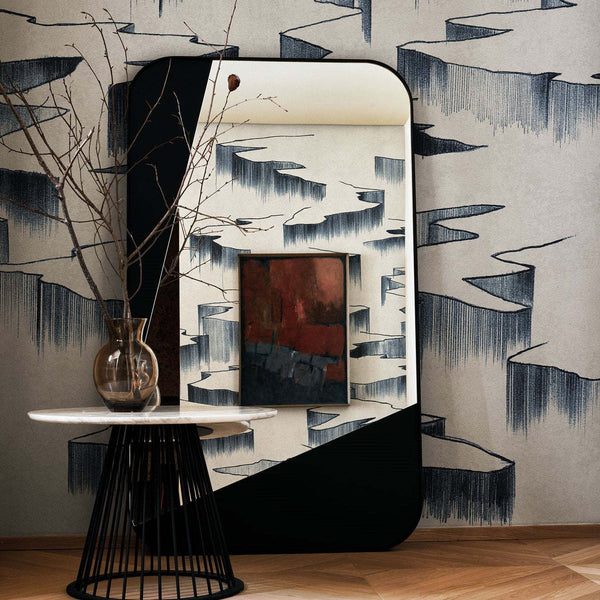 Grey Lagoons-Behang-Tapete-LondonArt-Selected Wallpapers