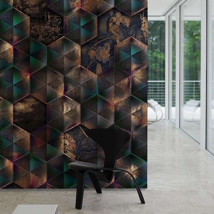 Holographic Reflections-behang-Tapete-Muance-Selected Wallpapers