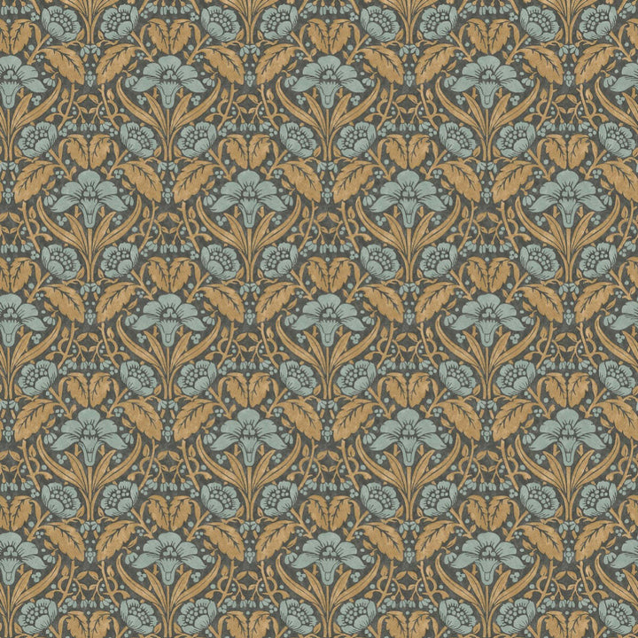 Iris Meadow-Behang-Tapete-GP&J Baker-Charcoal-Rol-BW45101.6-Selected Wallpapers
