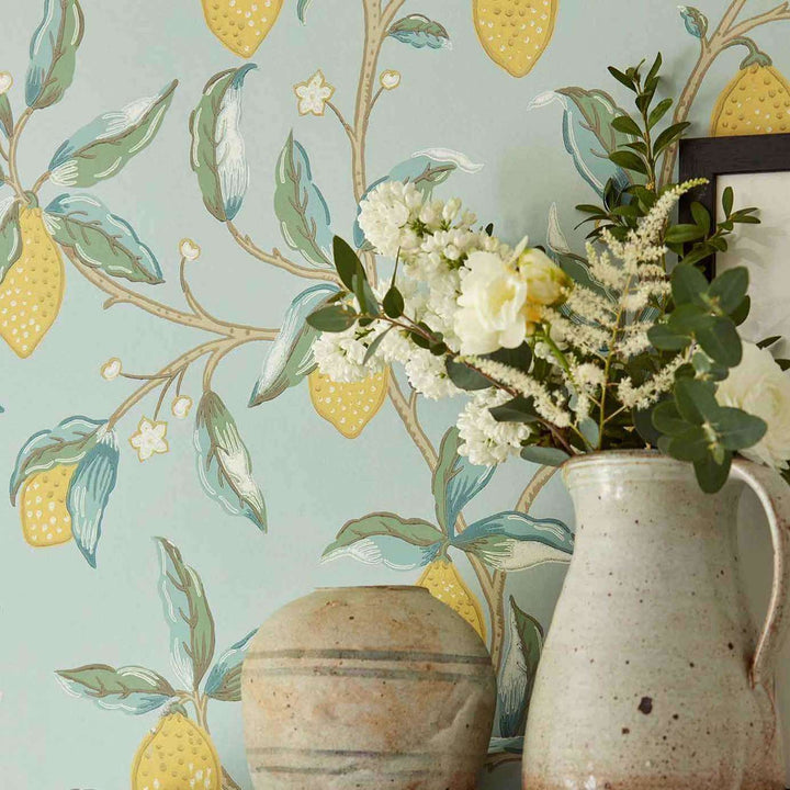 Lemon Tree-behang-Tapete-Morris & Co-Selected Wallpapers