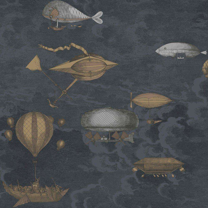Macchine Volanti-behang-Tapete-Cole & Son-Antraciet-Rol-114/1002-Selected Wallpapers