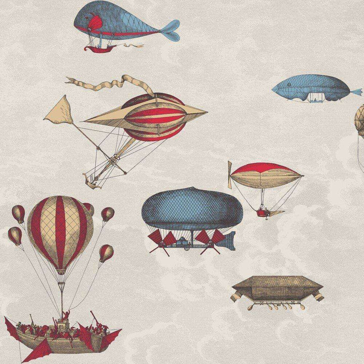Macchine Volanti-behang-Tapete-Cole & Son-Multicolor-Rol-114/10020-Selected Wallpapers