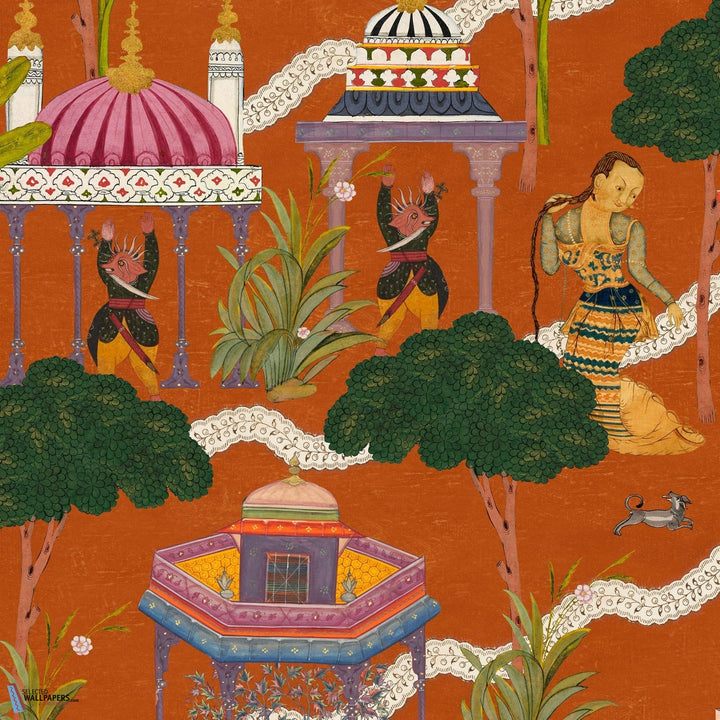 Maghreb-behang-Tapete-Mind the Gap-Orange-300 cm (standaard)-WP20761-Selected Wallpapers