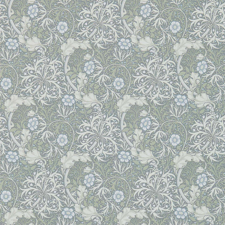 Morris Seaweed-behang-Tapete-Morris & Co-Silver/Ecru-Rol-214715-Selected Wallpapers