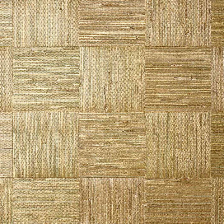 Mosaic Weave-Behang-Tapete-Thibaut-Metallic Gold-Rol-T24075-Selected Wallpapers