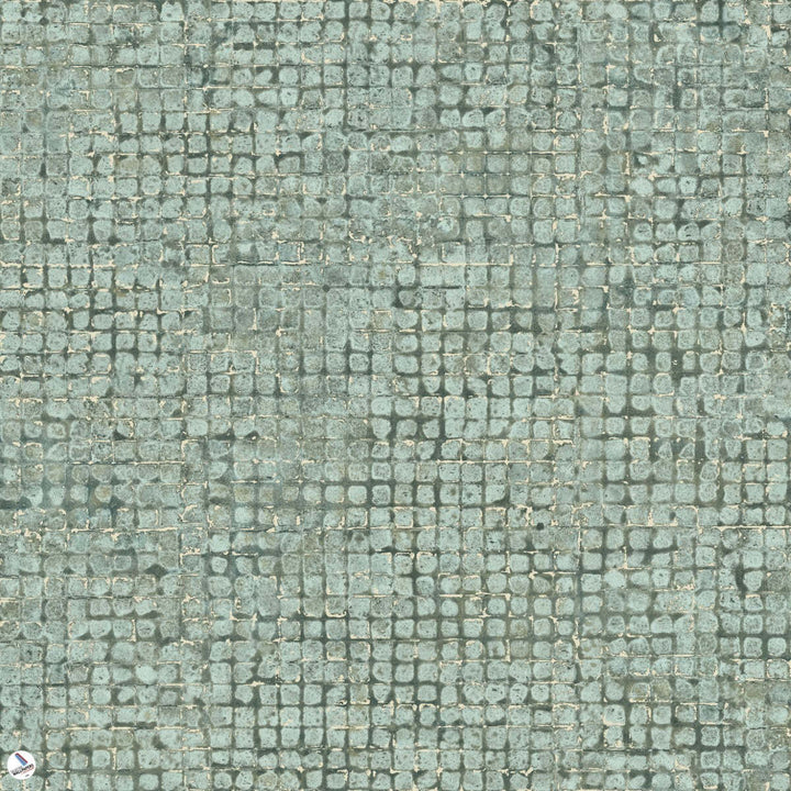 Mosaico-Behang-Tapete-Arte-Teal-Meter (M1)-70511-Selected Wallpapers