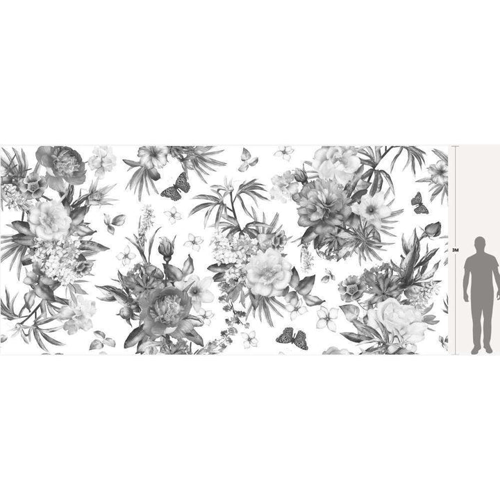 Narciso-behang-Tapete-Inkiostro Bianco-Selected Wallpapers