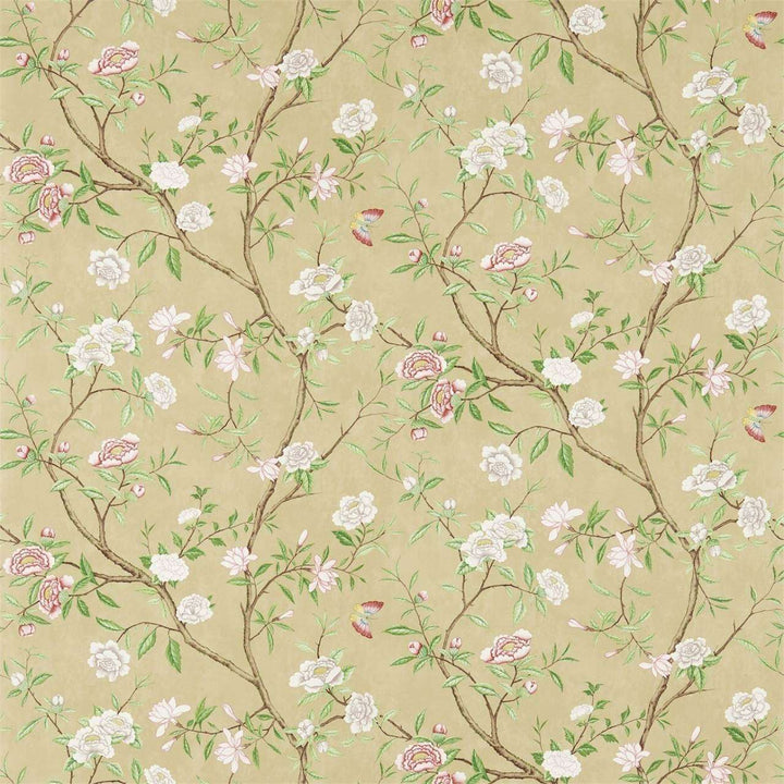 Nostell Priory-behang-Tapete-Zoffany-Old Gold/Green-Rol-311418-Selected Wallpapers