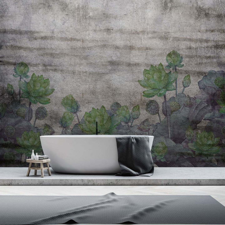 November Green-Behang-Tapete-INSTABILELAB-Selected Wallpapers