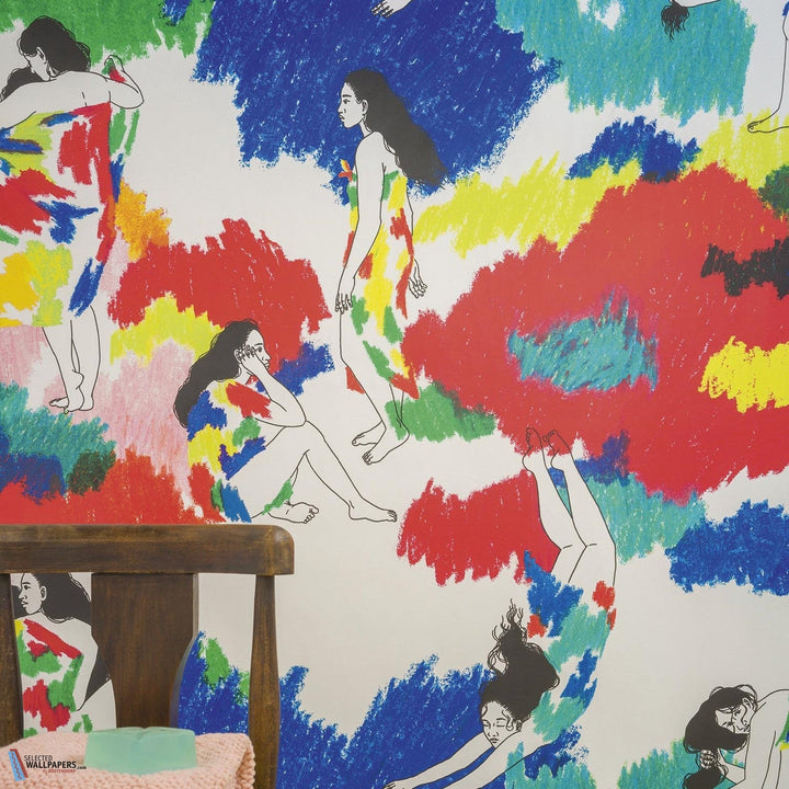 Pareu-behang-Tapete-Pierre Frey-Selected Wallpapers