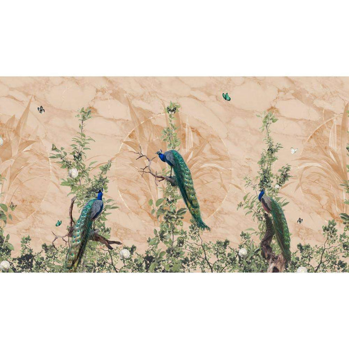 Peacock Forest-behang-Tapete-Muance-Selected Wallpapers
