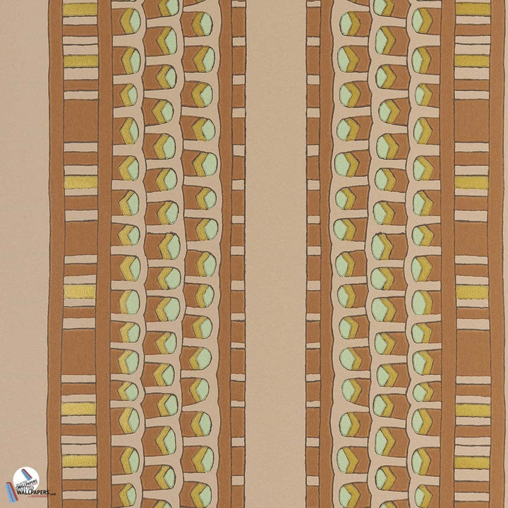 Pharaon-Behang-Tapete-Pierre Frey-Terracotta-Rol-FP886004-Selected Wallpapers