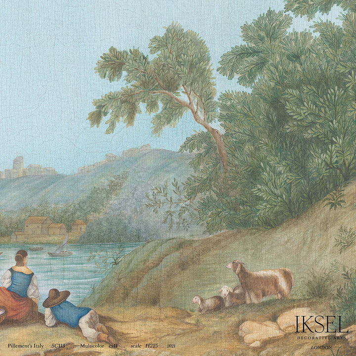 Pillement's Italy behang
