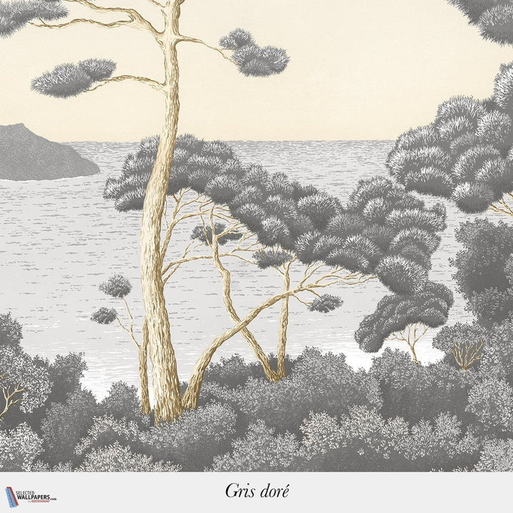 Port-Cros-behang-Tapete-Isidore Leroy-Gris Dore-Non Woven-6249435-Selected Wallpapers