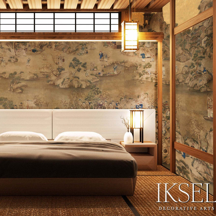 Procession-behang-Iksel-Selected Wallpapers